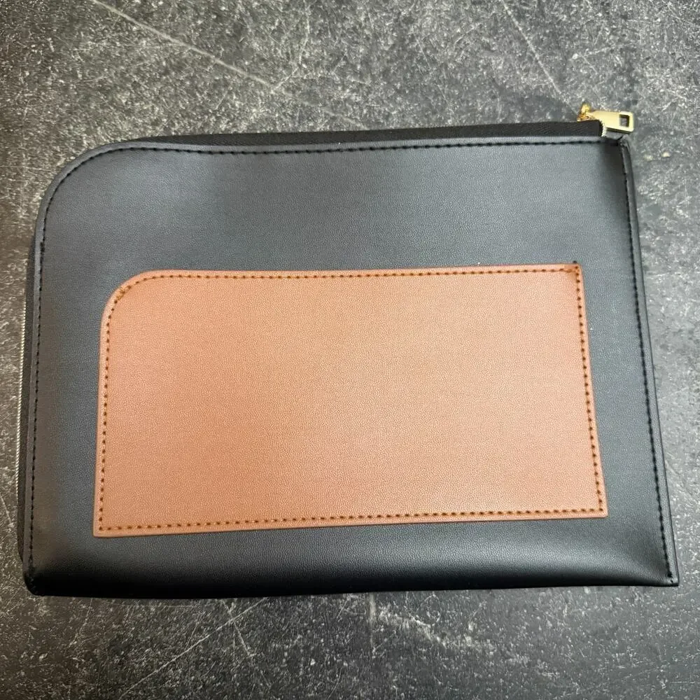 Lanvin Parfums for Turkish Airlines Toiletry Bag Travel Pouch Black Zip Around